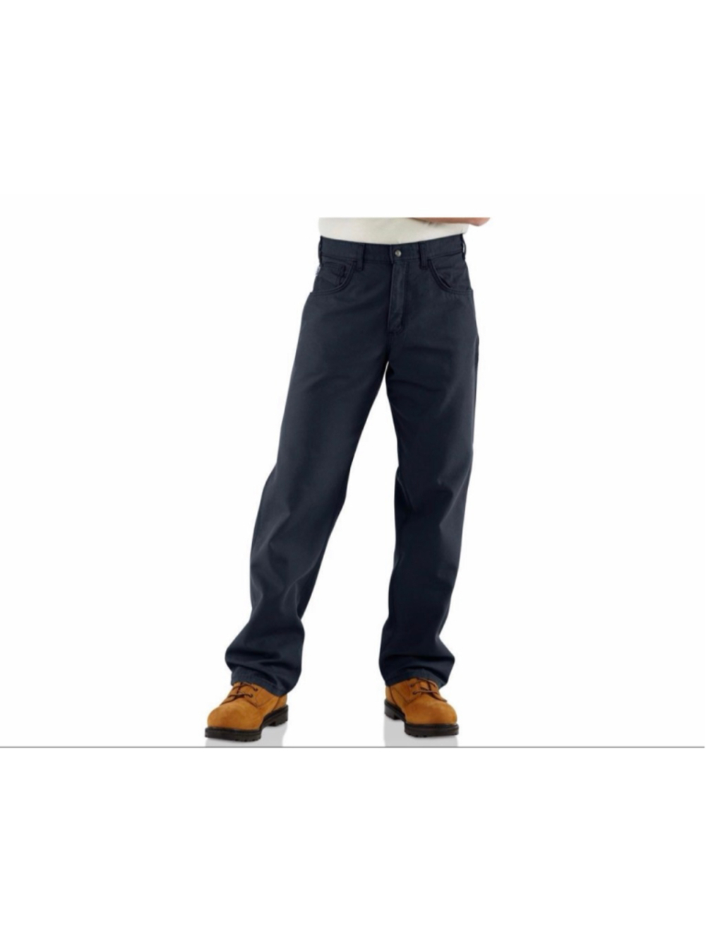 Carhartt FRB159 FR Loose Straight Canvas Pant dark navy mens size 40X36